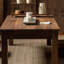 Table basse rétro en bois massif minimaliste-108062444