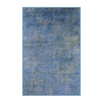 Tapis bleu