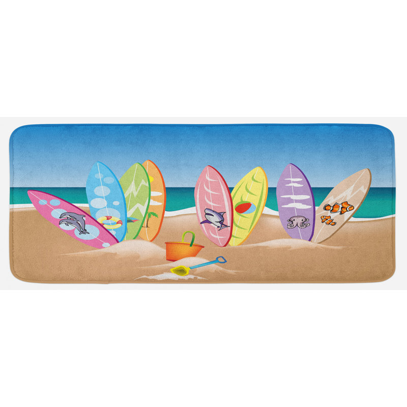 Tapis de cuisine ocean