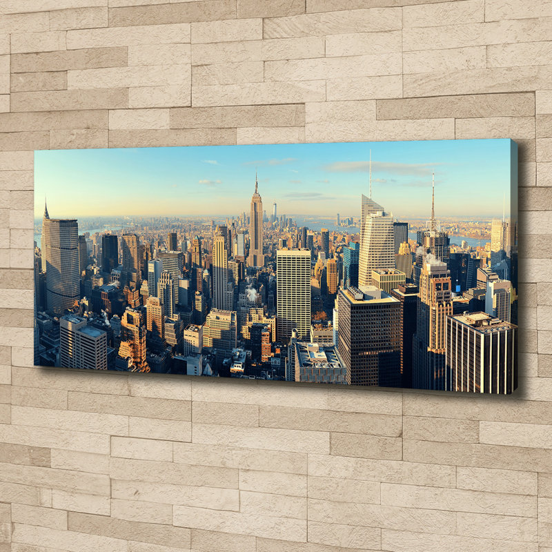 Skyscrapers - No Frame Print on Canvas