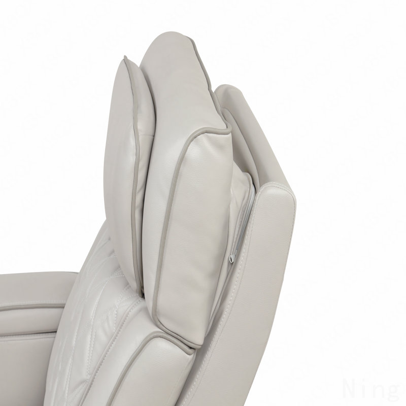 Fauteuil inclinable en bois Fortuner, Beige