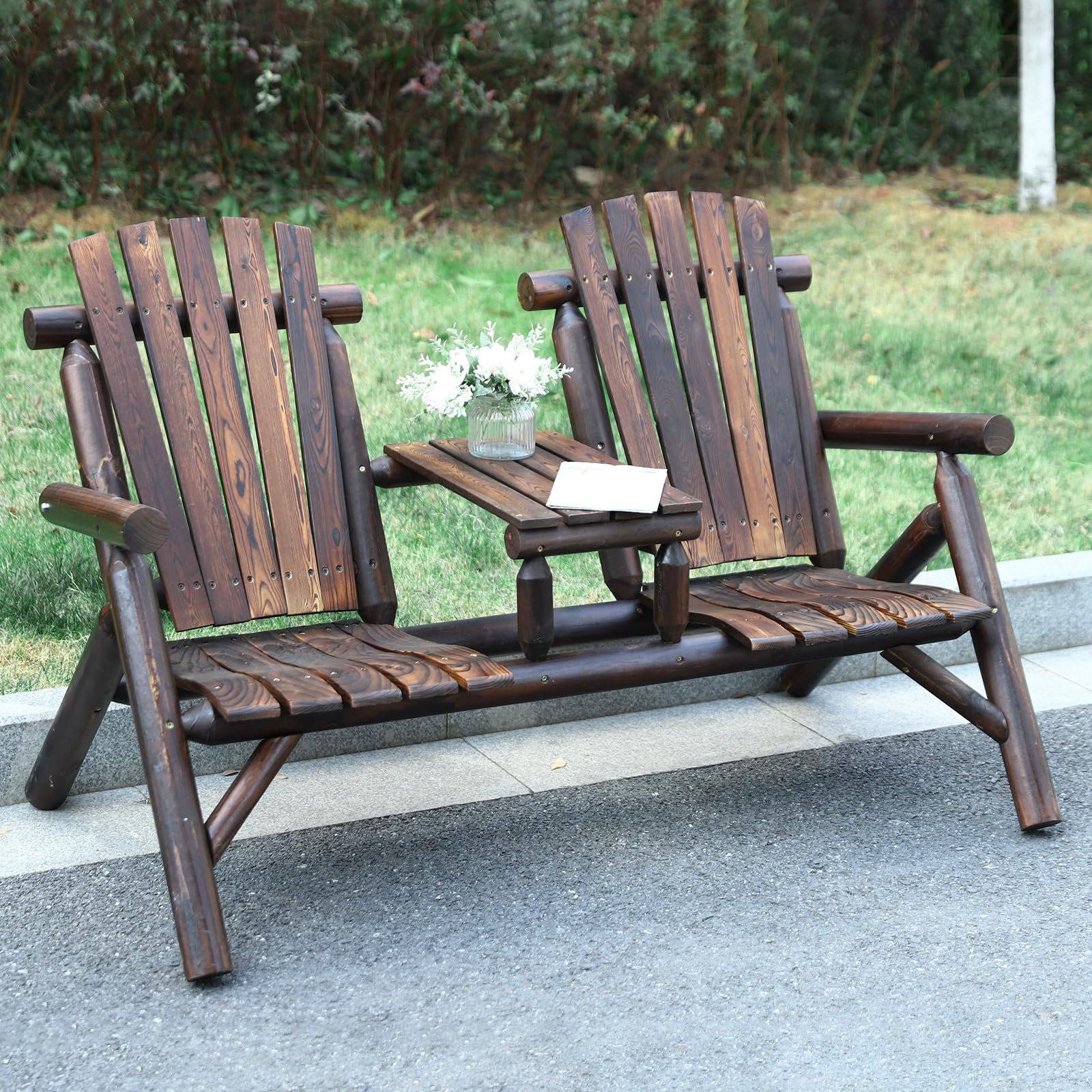 Millwood Pines Diamani Fir Outdoor Bench - Wayfair Canada