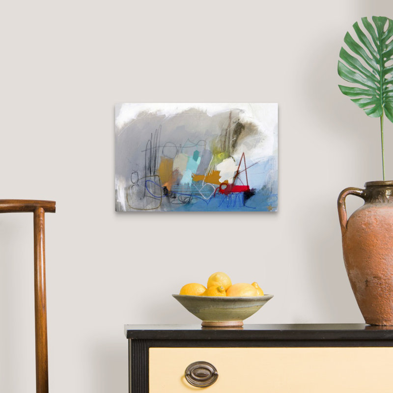Reproduction d’art sur toile, "A Game I" par B. Robert, H 12 po x l 18 po x P 1,25 po, Toile tendue