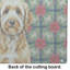 Planche à découper Goldendoodle Christmas PoinsettIas