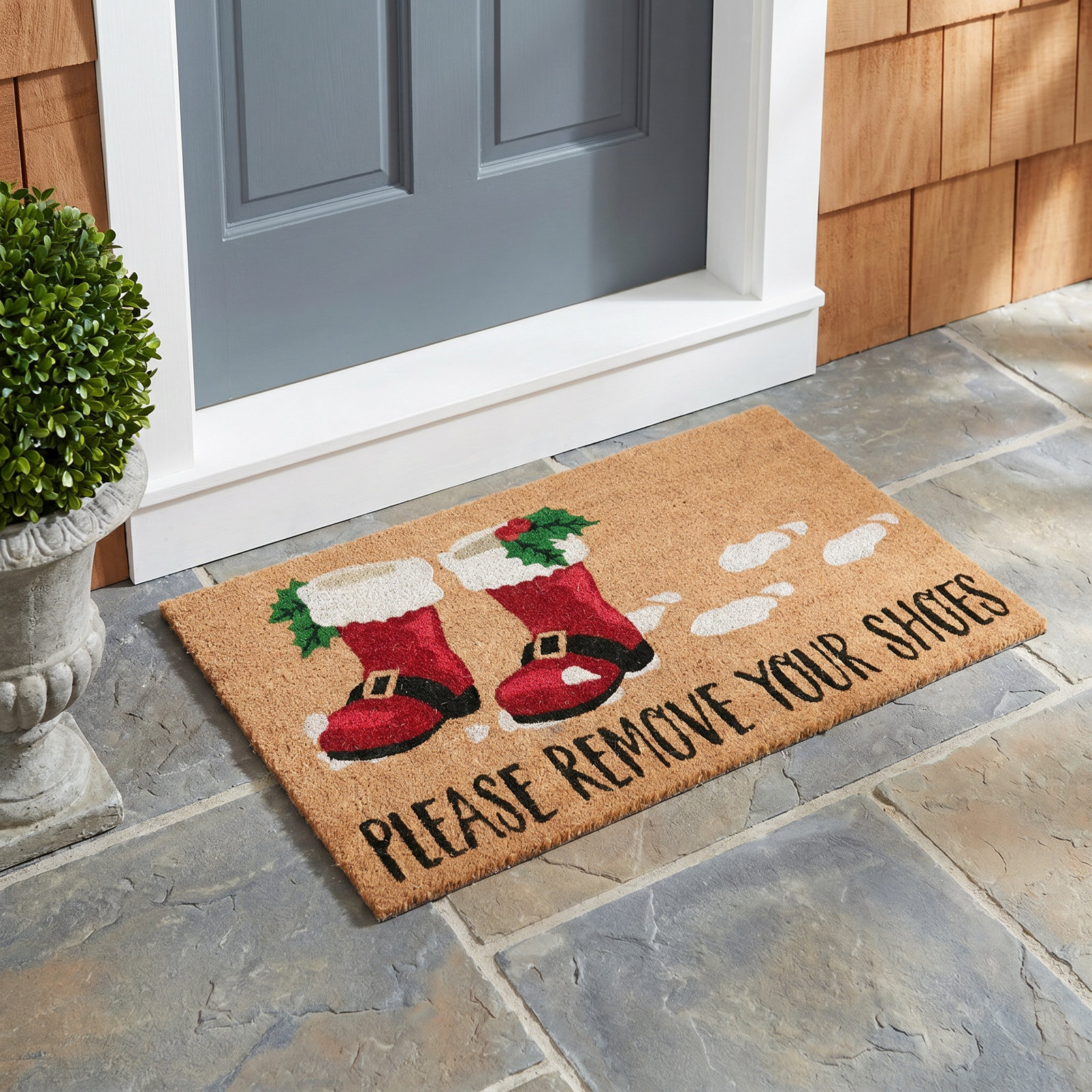 Fayetta Non-Slip Christmas Doormat