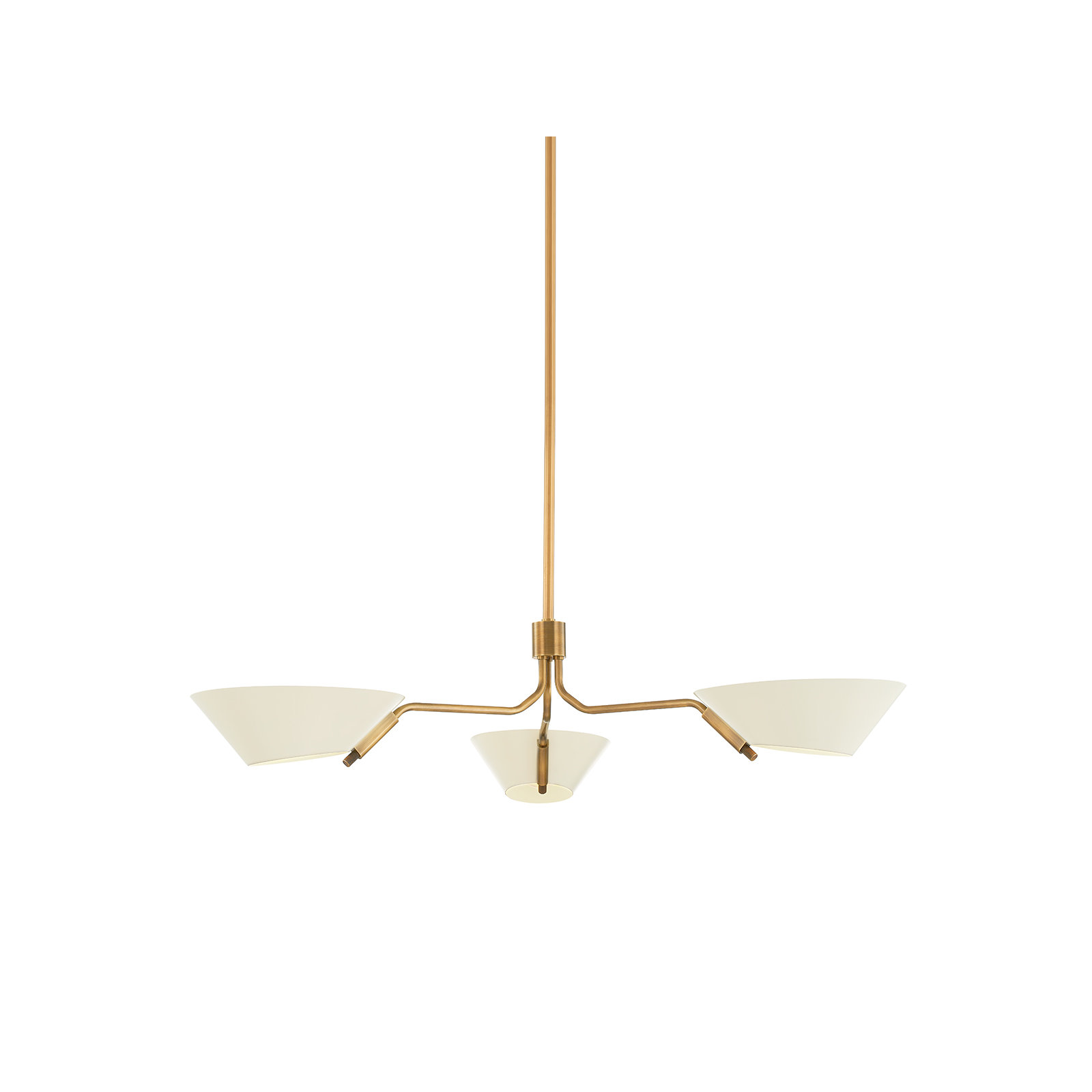 Sacramento 3 Light Chandelier, Beige