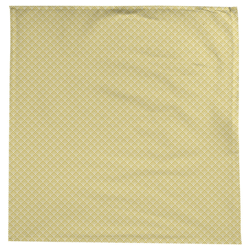 Nappe géométrique Avicia, Jaune