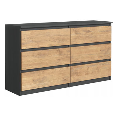 Traynor 120cm W 6 - Drawer Chest of Drawers