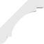 Attelle de genou standard en PVC de qualité architecturale 3 po x P 10 po x H 10 po-33860326