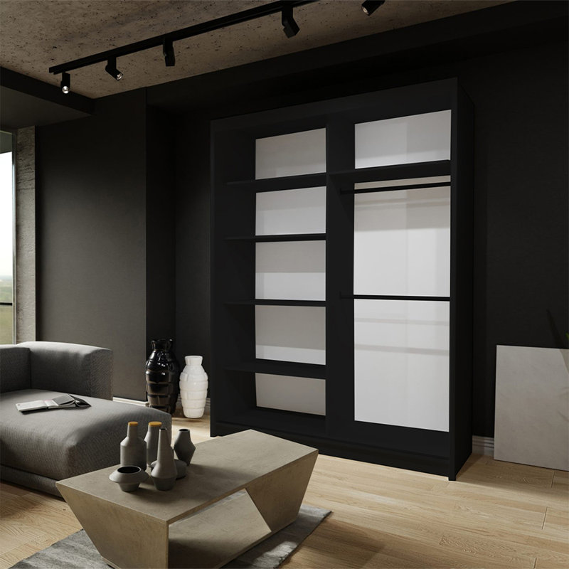 Albertus Manufactured Wood Wardrobe, 217 Cm x 150 Cm x 62 Cm