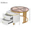 Akiel Frame Coffee Table with Storage