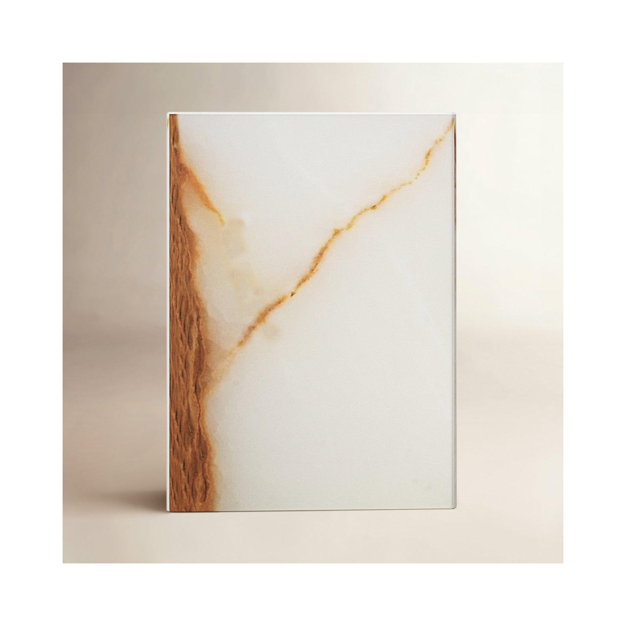 Graciela Marble Tumbler, Onyx Brown