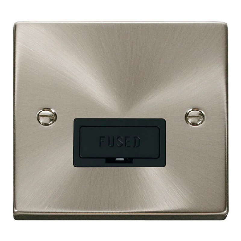 Satin / Brushed Chrome 13A Fused Connection Unit