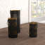 Ensemble de 3 lanternes piliers décoratives à découpes 12,5 po-222356869