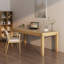 Bureaux rectangulaires en bois massif Burlywood-527553045