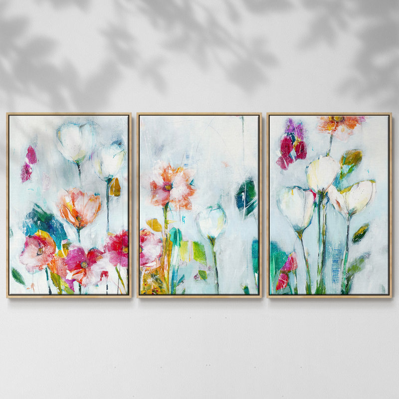 Souvenir de la toile tendue avec châssis encadré, H 24 po x l 48 po x P 2 po, Naturel