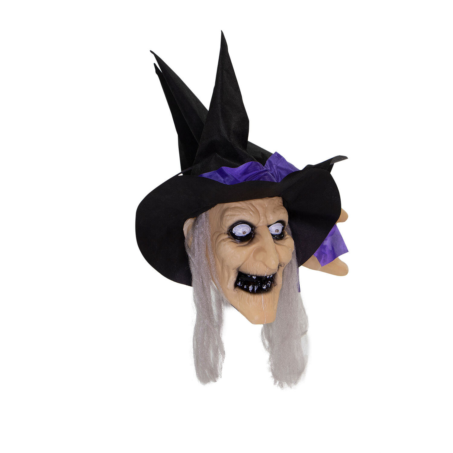 Haunted Hill Farm 3 Piece Curses and Cauldrons Witch Lawn Stakes with