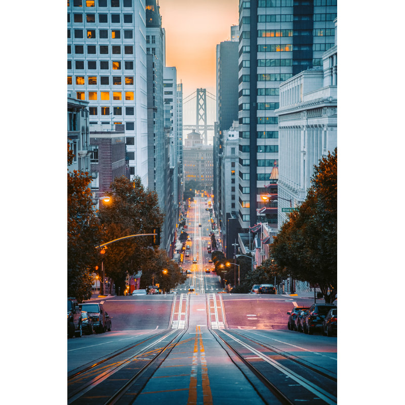 San Francisco, California - Wrapped Canvas Print, 51cm H x 76cm W