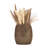 Rochella Modern Aluminum Metal Decorative Vase with Geometric Textured Design - Contemporary Accent for Elegant Decor-86749035-86749033