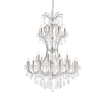 Stockard 36 - Light Glass Chandelier