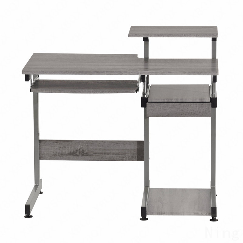 Complete Computer Workstation Desk,, Gray