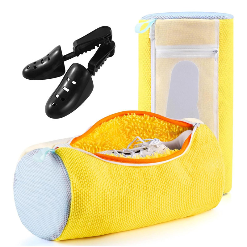 Shoe Washing Machine Bag for Washer and Dryer, Yellow