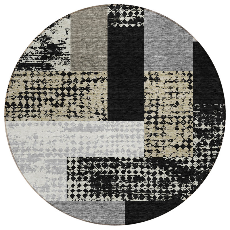  Aleg Area Rug, Round 8'
