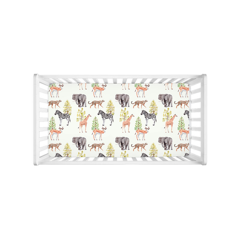 Drap-housse pour lit de bébé Savanna