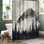 Rideau de douche avec 12 crochets Banff National Park Foggy Mountains