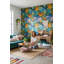 Papier peint floral abstrait