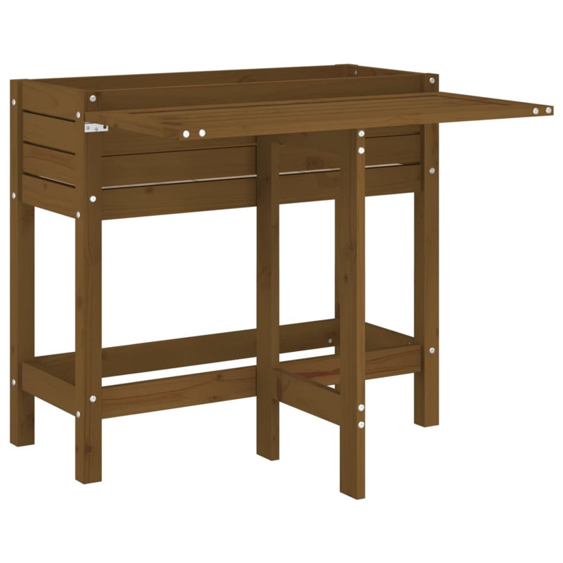 Brenika Elevated Planter, Light Brown