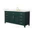 Beckett 66" Freestanding Single Bathroom Vanity with Quartz Top-705183728-705183733-705183734