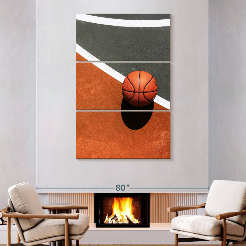 Terrain de basketball Sireci, H 74 po x l 48 po