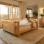 Grand lit plateforme en bois-933238167