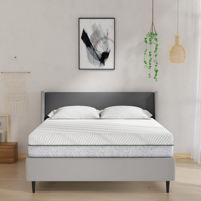 Gel Cooling Memory Foam Mattress Two Side Sleep 20cm Medium Firm, Small Double (4')