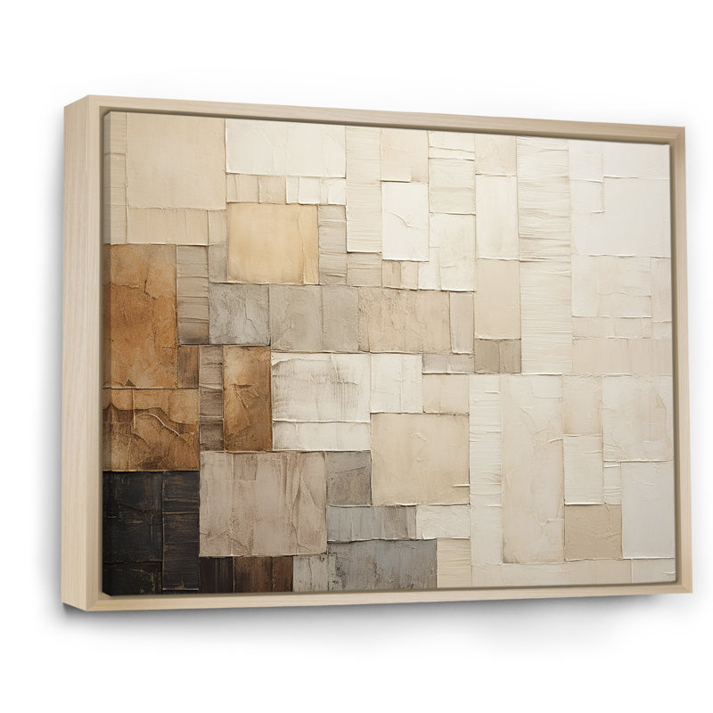 Prairies Simplicity Of The Plains I, H 12 po x l 20 po x P 1 po, Cadre naturel flottant