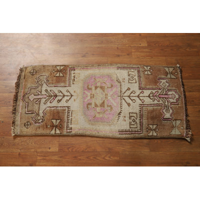 Tapis oriental tribal en laine Anatolian