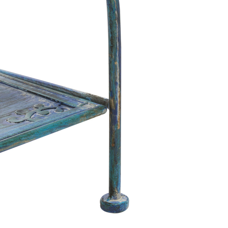 Support pour plante Angellyn, Bleu mousse