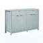 Modern Painted MDF Sideboard Buffet 55.1' - Nordic Storage Cabinet With Drawers & Doors For Dining Room-1594472520