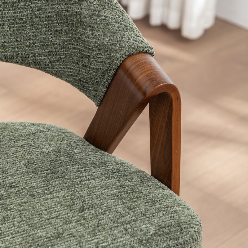 Chaise rembourrée Providence, Vert