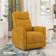 Dickie 29.1'' Wide Modern and Soft Touch Fabric Swivel and Glider Power Recliner Chair with USB Port