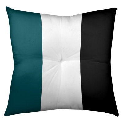 Striped Reversible Throw Pillow