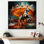 " Dynamic Carousel " Mixed Media and Color Photography Print