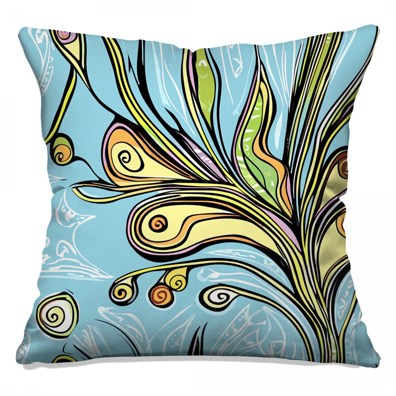Coussin Floral, 20 po x 20 po