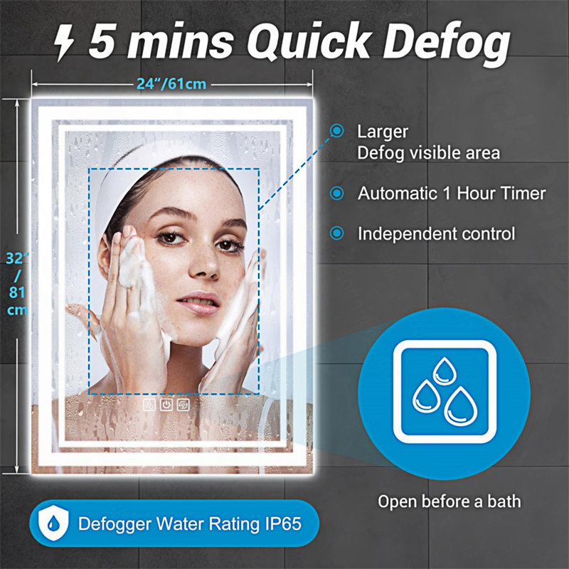 Miroir de salle de bain Led