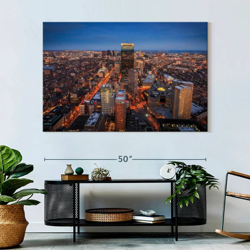 Sireci Boston Skyline At Sunset