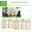 Grand poulailler, parc en bois pour 1 à 3 poulets, ferme extérieure, combinable, avec perchoirs et portes, peinture de revêtement résistante aux intempéries