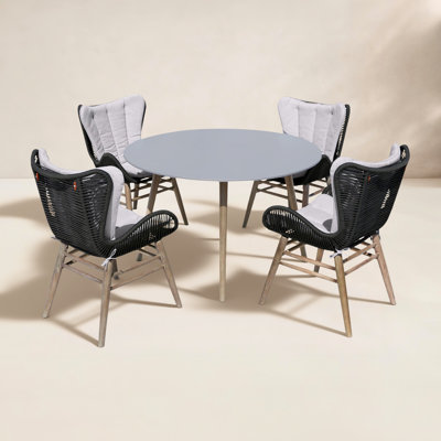 Daphnee 47" Eucalyptus Patio Dining Set