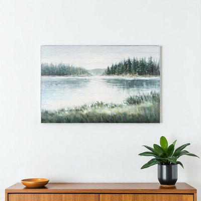 «Mere Pond Lake», art mural non encadré