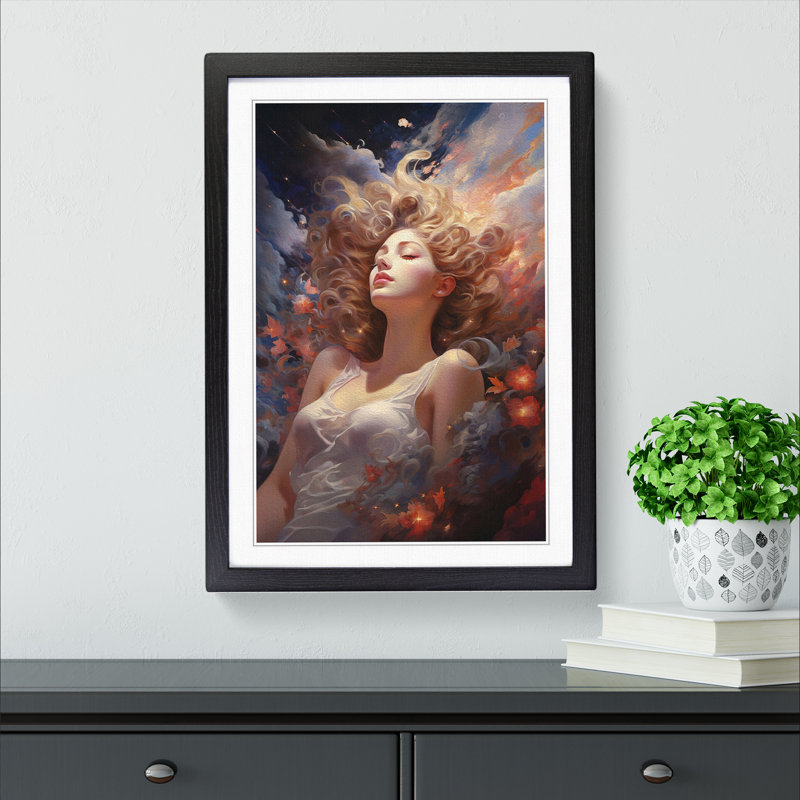Galaxy Classicism - Framed Print, Black Framed, 34cm H x 25cm W